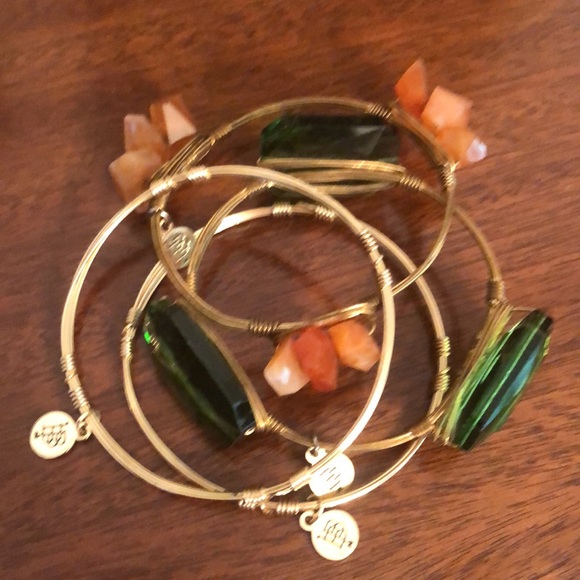 2. Bourbon & Bowties gold tone bangle bracelets - Picture 16 of 16